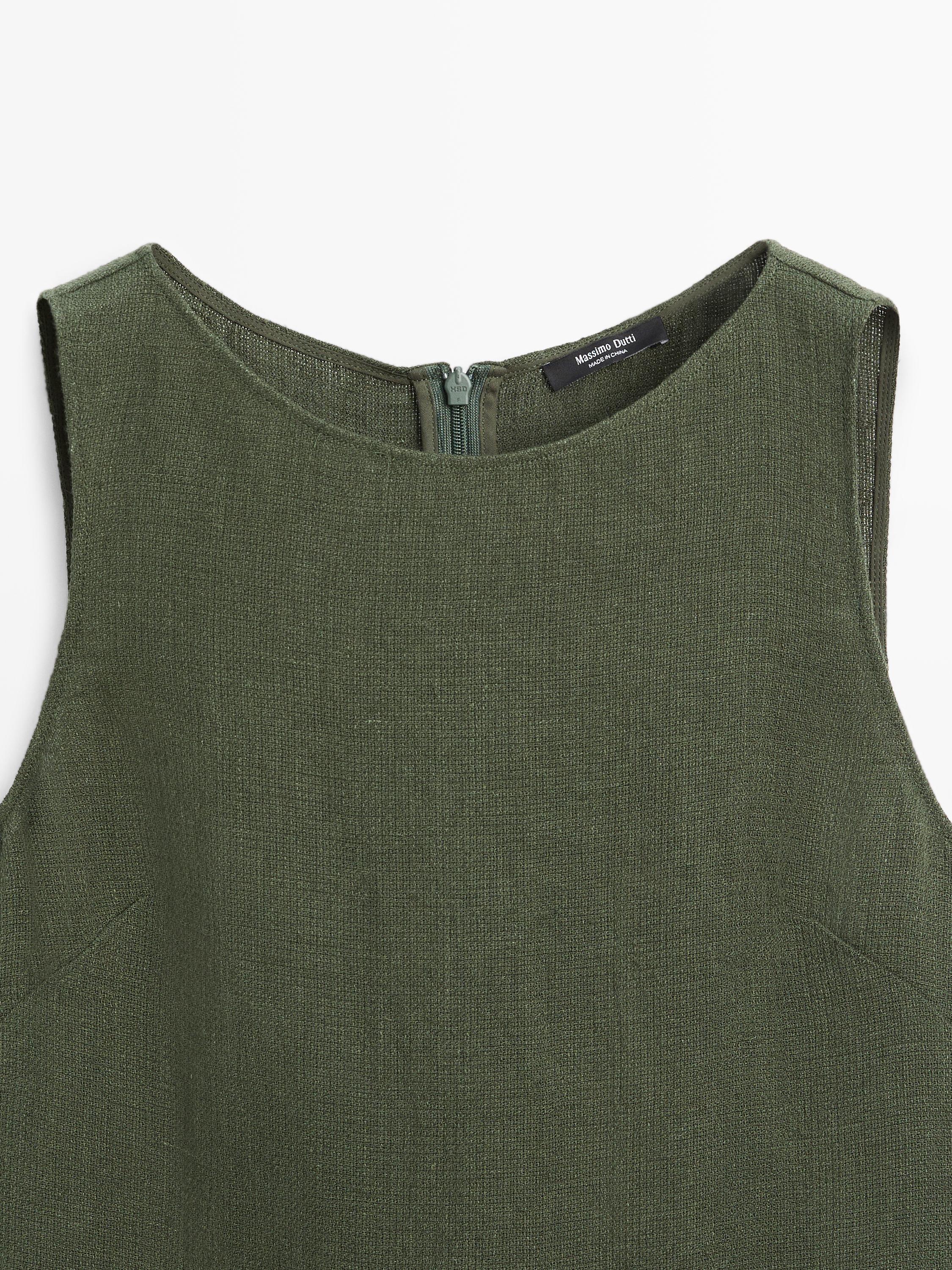 Robe longue en lin